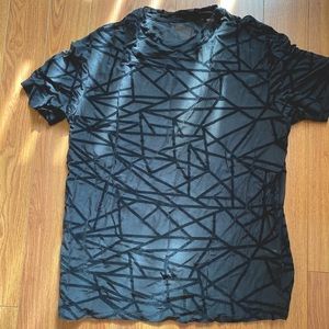 SHEIN Black Sheer T-Shirt